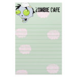 Zombie Cafe Custom Stationery