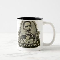 Zombie Capitalism Obamanomics Mug mugs
