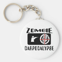 Zombie Carpocalypse Hunting Key Chains