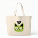 Zombie Cat bags by QueenHare Zombie Cat bags