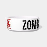 Zombie Cat Bowl pet bowls
