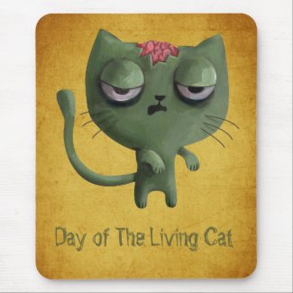 Zombie Cat Mousepads