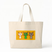 Zombie Cats! Tote Bags