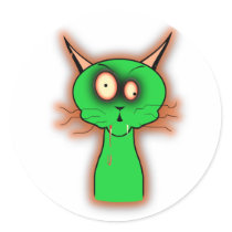 Zombie Cats! Stickers