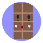 Zombie chocolate bar sticker