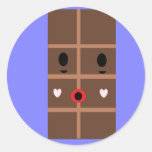 Zombie chocolate bar sticker
