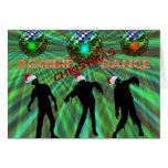 Zombie Christmas Disco Dance cards