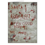 zombie christmas greeting card