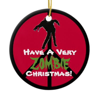 ZOMBIE Christmas Ornament