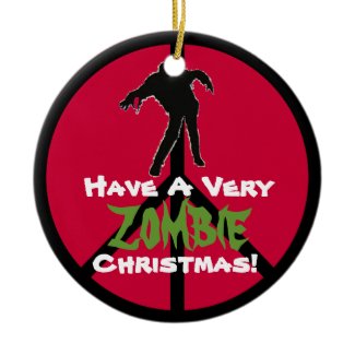 ZOMBIE Christmas Ornament ornament