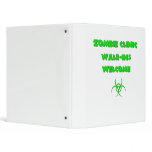 Zombie Clinic: Walk-Ins Welcome Vinyl Binders