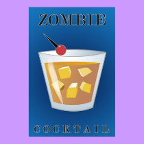 Zombie Cocktail posters by printslink Zombie Cocktail posters