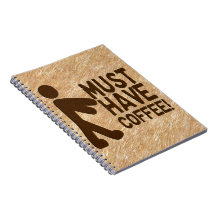 Zombie Coffee Spiral Note Books