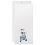 Zombie Cow in Jeans Rack Card Design