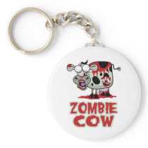 Zombie Cow Key Chain