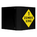 Zombie Crossing Binder by yarddawg Zombie Crossing Binder