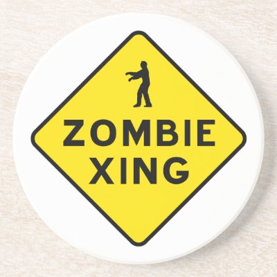 Zombie Crossing Sign