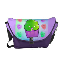 Zombie Cupcake Messenger Bag
