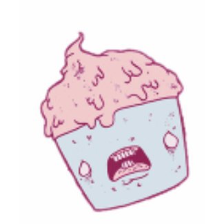zombie cupcake shirt