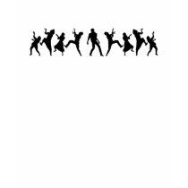 Zombie dance crew - girls t-shirts by JwFearman Zombie dance crew - girls t-shirts