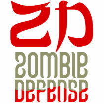 Zombie Defense 2-Sided Women's Shirts