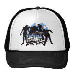 Zombie Defense Security - Black and Blue Mesh Hat