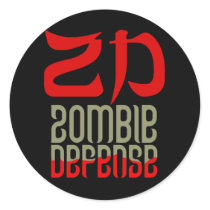 Zombie Defense Stickers