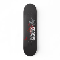 Zombie Defense Tactical Squad board - black Skateboard Decks