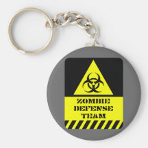 Zombie Defense Team Key Chains