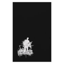 Zombie design in black and white stationery by Rewards4life Zombie design in black and white stationery