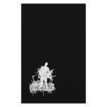 Zombie design in black and white stationery design