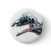 Zombie Dinosaur Button