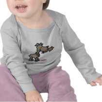 Zombie Dog Infant Long Sleeve Tee Shirt