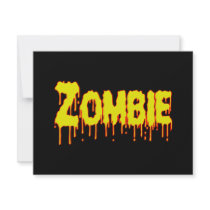 Zombie Drip Invitation