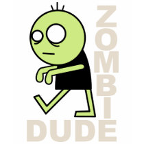 Zombie Dude t-shirts by ObsessionDesign Zombie Dude t-shirts