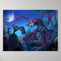 Zombie Easter Bunny vs Monster Eggs posters