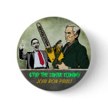 Zombie Economy Ron Paul Button