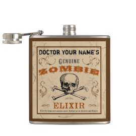 Zombie Elixir Customizable Flask