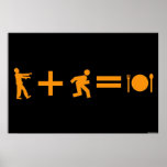 Zombie Equation 24" x 36" Poster posters