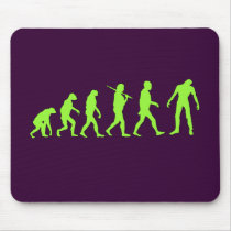 Zombie Evolution T-shirt Design Mousepad