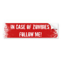 Zombie Expert Label bumper stickers by doomlad Zombie Expert Label bumper stickers
