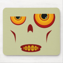 Zombie Face - Clenched Teeth Mousepad