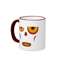 Zombie Face - Clenched Teeth Mug by digitalfire Zombie Face - Clenched Teeth Mug