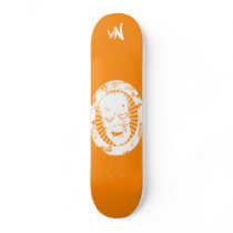 zombie face skate board deck