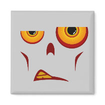 Zombie Face - Snarl Magnet