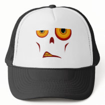 Zombie Face - Snarl Trucker Hat by digitalfire Zombie Face - Snarl Trucker Hat