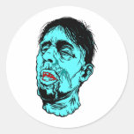 Zombie Face Stickers