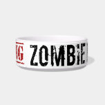 Zombie Ferret Bowl pet bowls