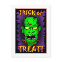 Zombie Frankenstein Cards postcards