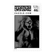 Zombie Freak Stamp